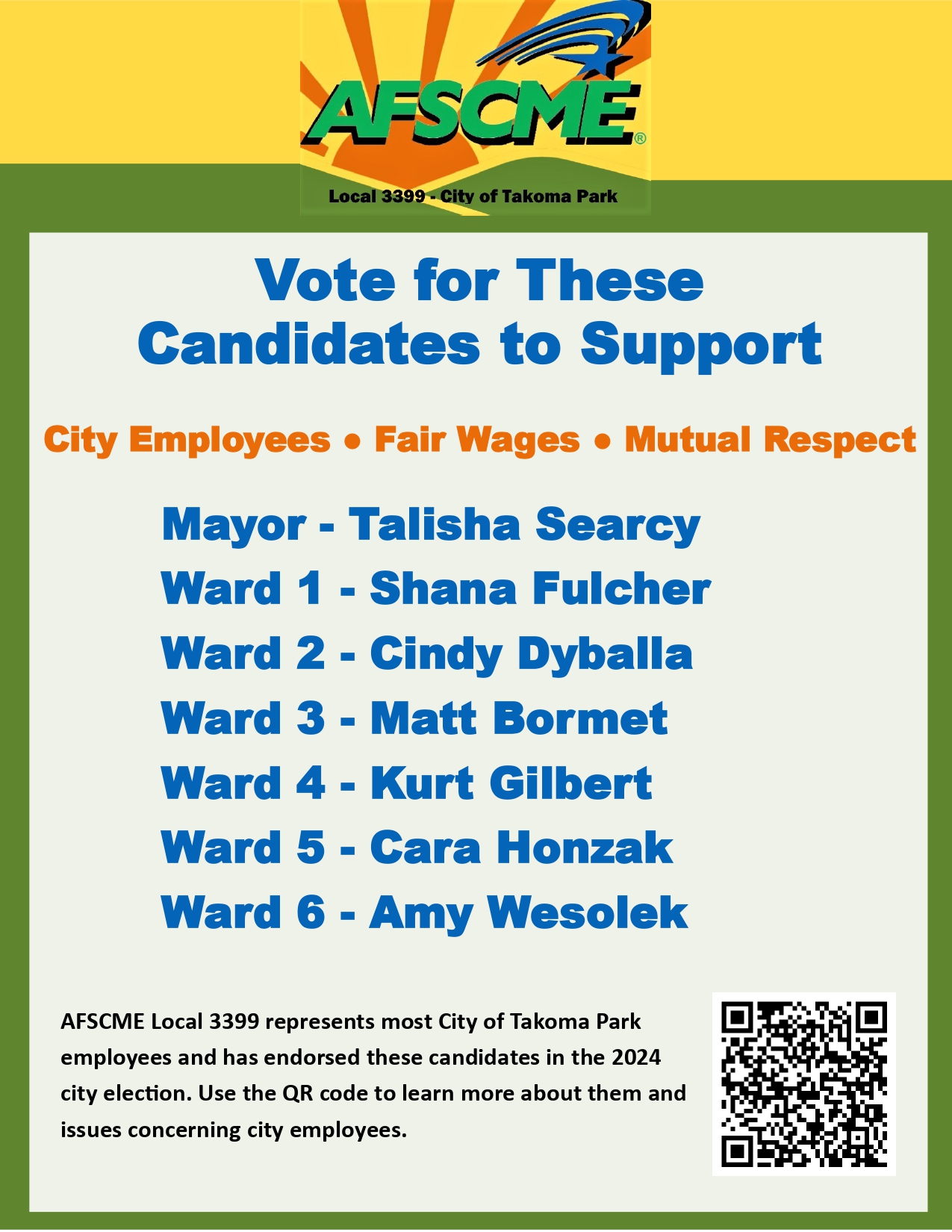 AFSCME Endorsement 1